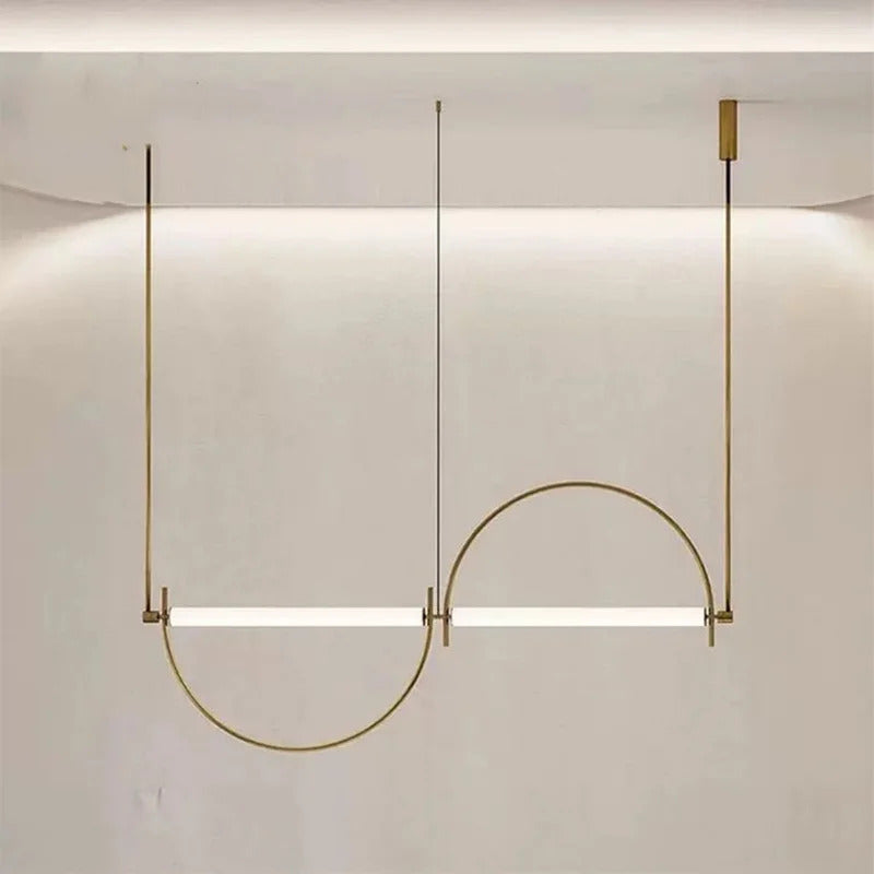 Living Room Minimalist Pendant Light Modern Designer Art LED Lamp Bedroom Study Dining Room Bar Counter Minimalist Indoor Light