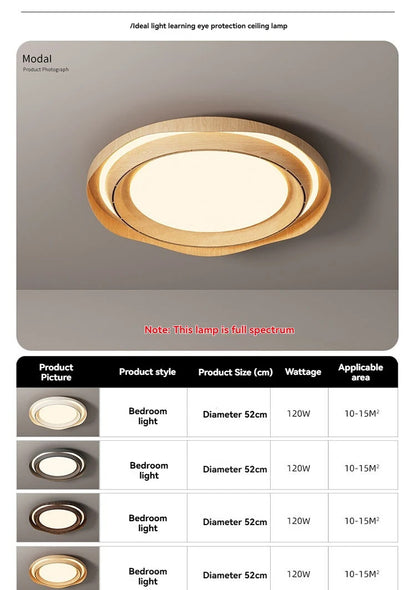 Modern Bladeless Ceiling Lamp Fan Living Room Silent Air Circulation Fan