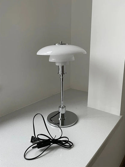 Danish Designer Pink Glass Table Lamp Nordic Modern High-end Reading LED Desk Light Living Room Bedroom Study Bedside Lamp