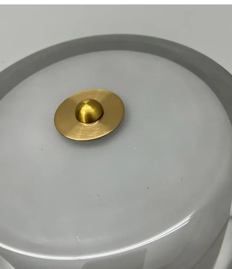 Nordic Bedroom Bedside Lamp Simple Cream Style Modern Design Room Decoration Study Glass LED Table Lamps