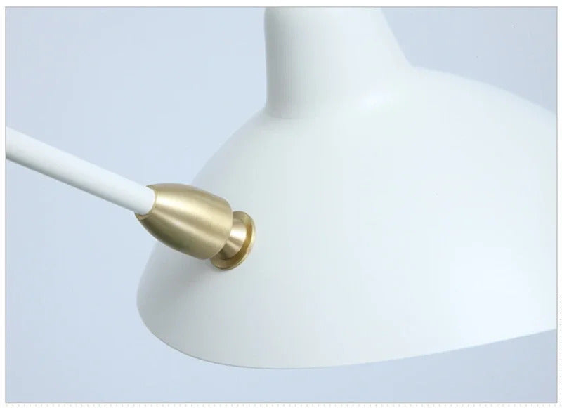 Mouille Ceiling Lamp Nordic Spider Pendant Light Multi 3/6heads for Living Room Bedroom Black Luminaire Home Decor