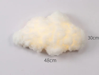 Novelty Cloud Wall Sconce Light Kids Children Bedroom Bedside Cartoon Cotton wall lamp