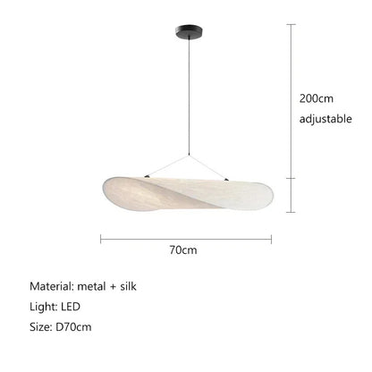 Creative Slik Led Pendant Lights Living Room Decoration Pendant Ceiling Lamp Dining Room Chandelier Indoor Hanging Light Fixture
