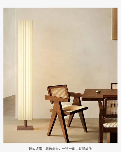 Wabi Sabi Fabric Floor Lights Home simple floor lamp