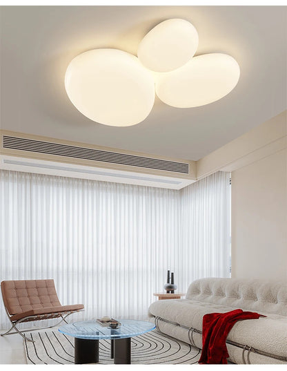 Milky white Ceiling Lamp esthetic room ceiling light fittings