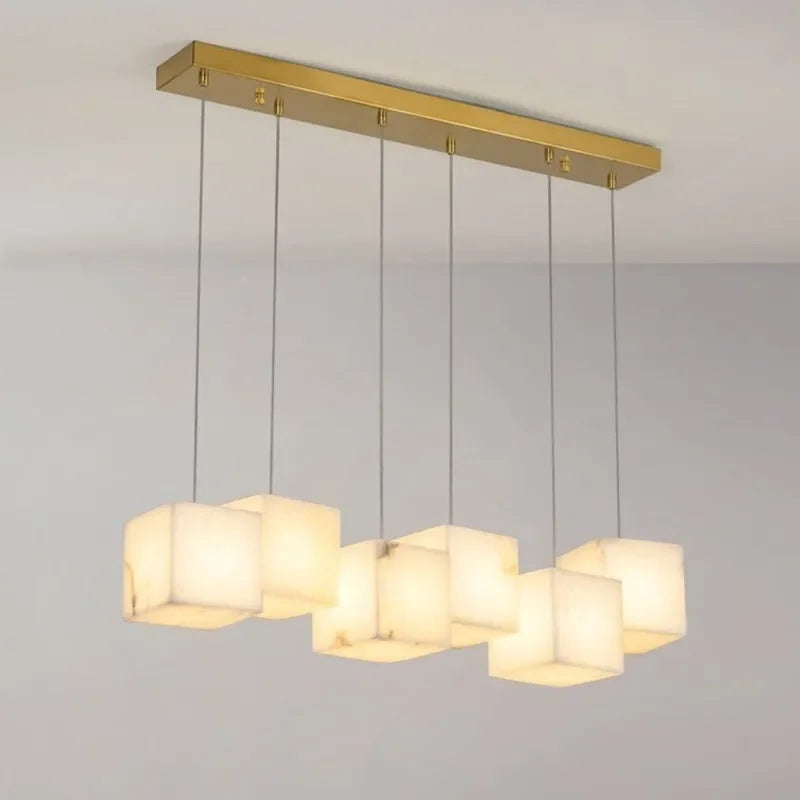 Alabaster Box Chandelier