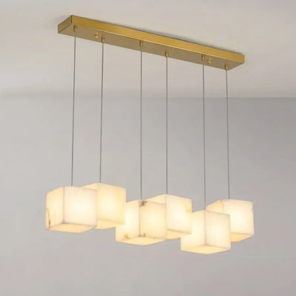 Alabaster Box Chandelier