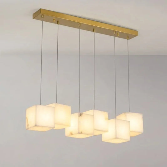 Alabaster Box Chandelier