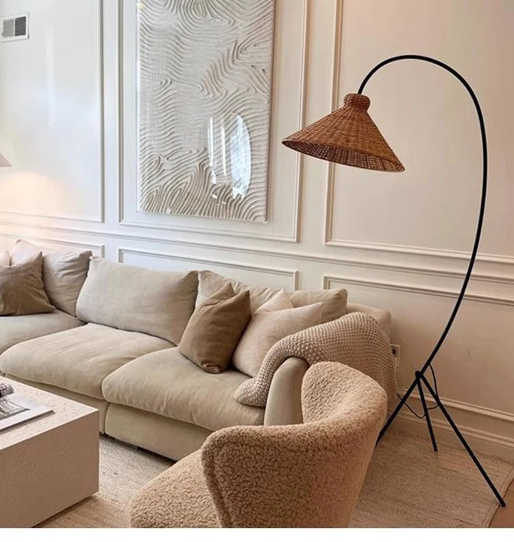 Tripod Arc Floor Lamp-Retro