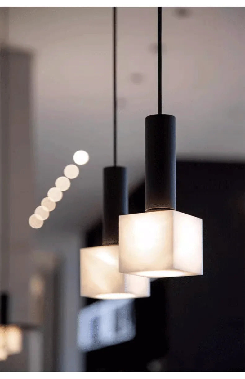 Marble living room corridor Small Chandelier Modern Simple Bedroom Bedside Pendant Light