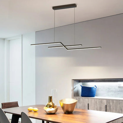 Modern geometric pendant light Led Home suspension metal