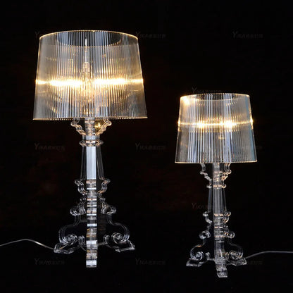 Acrylic Desk Lamp Creative Simplicity for Bedroom study room Personalized Decoration Baroque Ghosting Table Lamps Room Decor