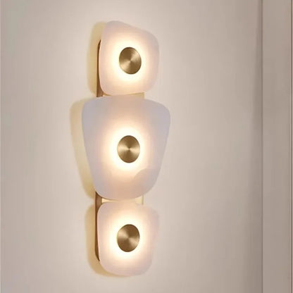 Nordic Marble Wall Lamp Modern luxury gold travertine LED sconce Lighting