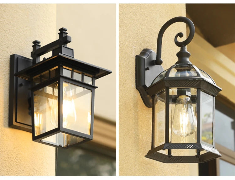 Outdoor Waterproof Wall Lamp Modern Villa Corridor Garden Exterior Lamp Wall light