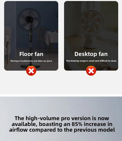 Light Luxury Bladeless Fan Light Modern Minimalist Creative Room Ceiling Light