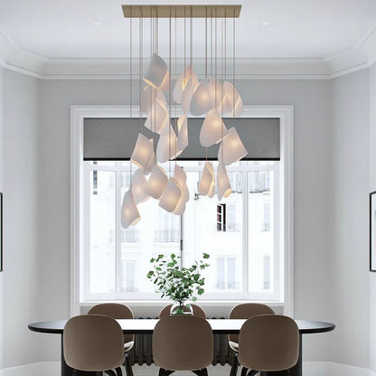Nordic Minimalist ceramics chandelier Canada designer artistic creativity pendant lamp