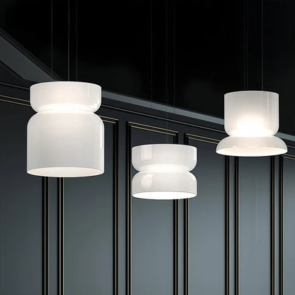 Pablo White Glass Shade Pendant Lights Desinger Nordic Led Bedside Lamp