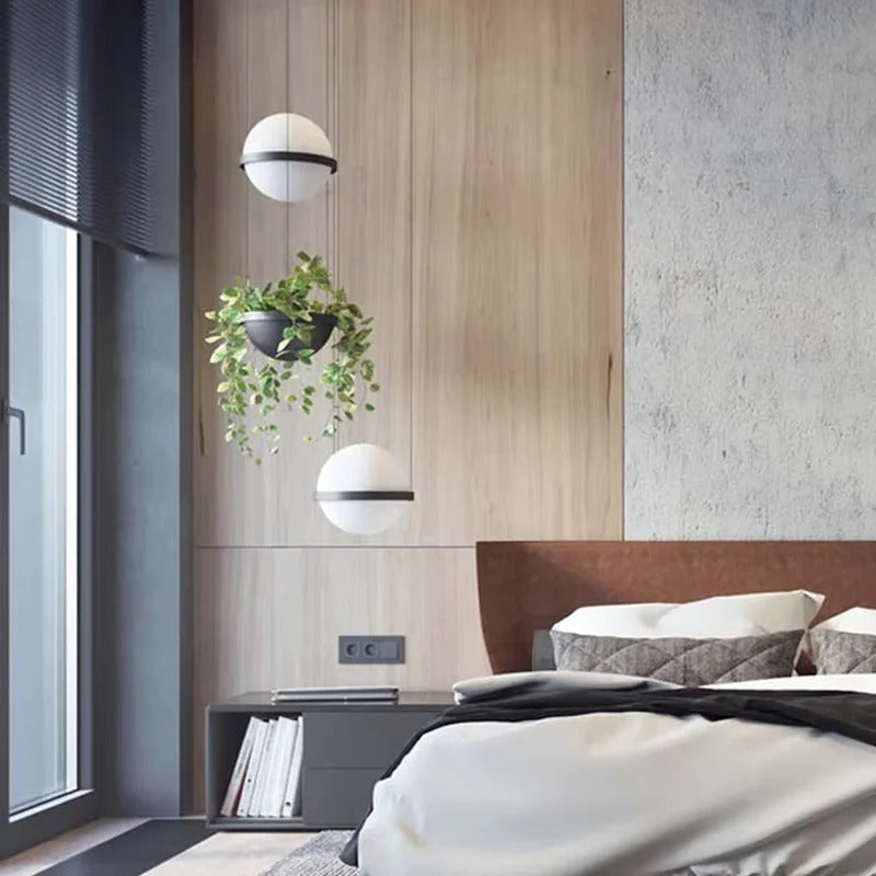 Plant Wall Light Modern Designer Led Study Bedroom Bedside Corridor Luxury Wall Lamp