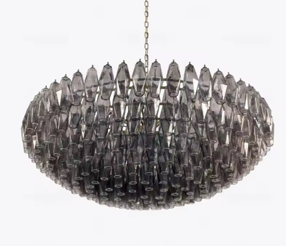 Amber Sorrento Chandelier-Green Chandelier