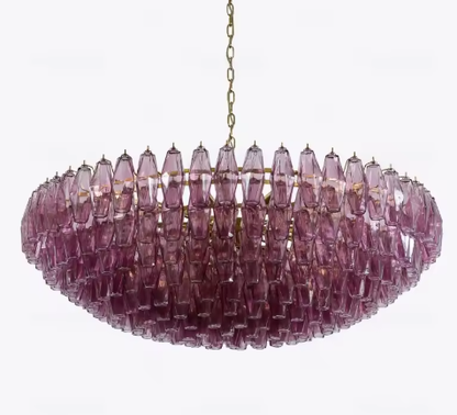 Amber Sorrento Chandelier-Green Chandelier