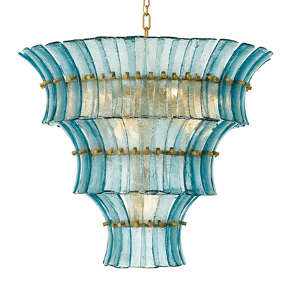 Calyra Tiered Chandelier - Glass Chandelier