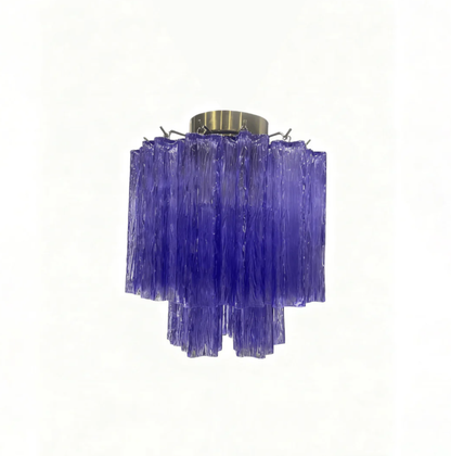 Fiora Pink Glass Ceiling Lamp - Colorful Ocean Glass Ceiling Lamp
