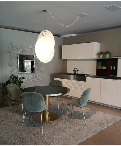 Janpanses Silk Chandelier Overlap Pendant lamp