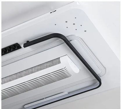 Invisible Bladeless Ceiling Fan LED Remote Control Living Room Dimmable Bladeless Fan Lamp