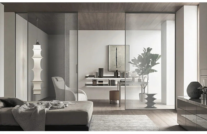 Nordic Minimalist Fabric Wabi Sabi Led Pendant Lights Bedroom Corner Bedside Lamp