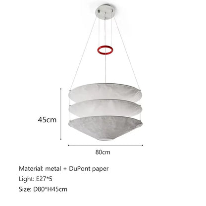Designer Wabi Sabi Pendant Light Japanese Paper Pendant Lamp