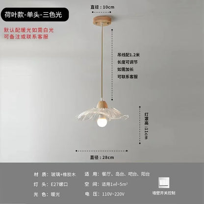 Lotus Flower Chandelier Modern Glass Flowers Led Chandelier