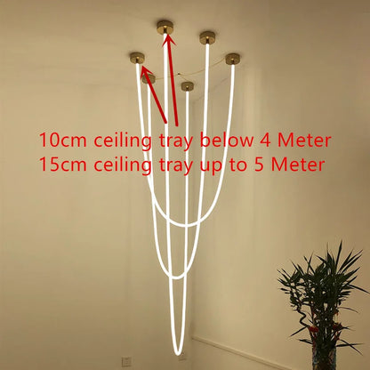 Tracer Loop Chandelier design interieur Light