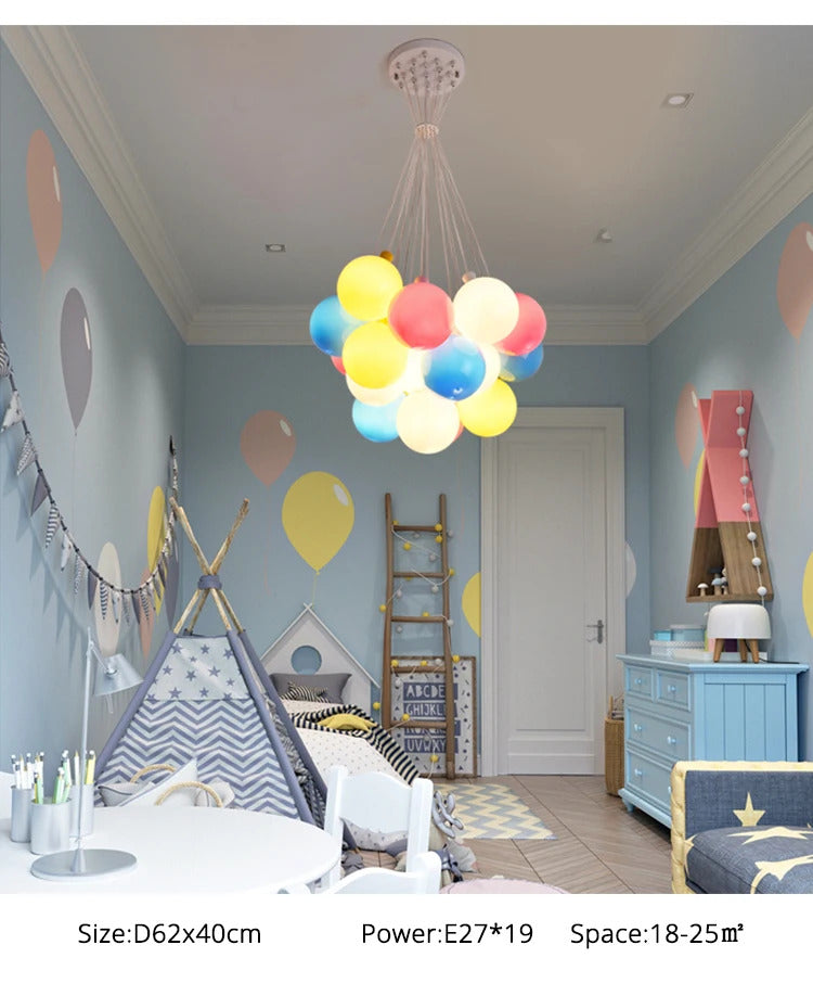 Nordic acrylic chandelier Decoration  Modern balloon lamp Indoor Lighting