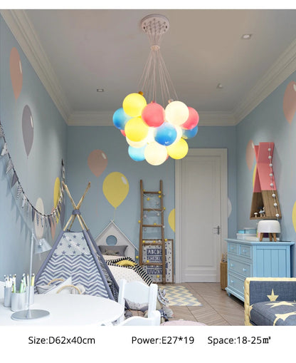 Nordic acrylic chandelier Decoration  Modern balloon lamp Indoor Lighting