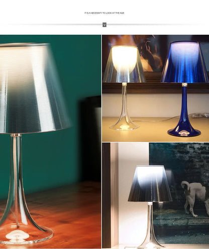 Modern Simple Table Lamp Transparent Acrylic Table Lamps for Living Room Bedroom Study Desk Decor Light Home Bedside Lamp