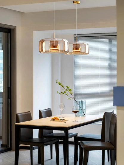 Modern Glass Pendant Lamp Led Chandeliers Ceiling Pendant Lamp Indoor Lighting
