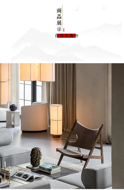 Wabi Sabi Cloth Led Pendant Lamp Designer Fabric Ceiling Chandelier