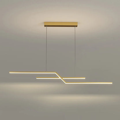 Modern geometric pendant light Led Home suspension metal