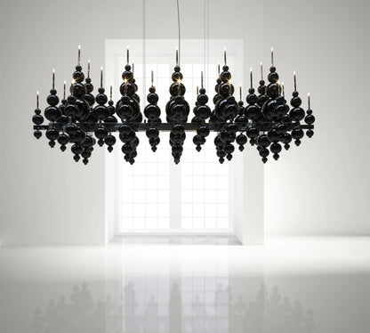 Luxury Living Room Black Chandelier Designer Tears From Moon Chandelier