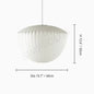 Japanese pendant light white design minimalist lamp Silk Cloth Light Clothing nelson lamp Shop Cloth loft lantern pendant lamp