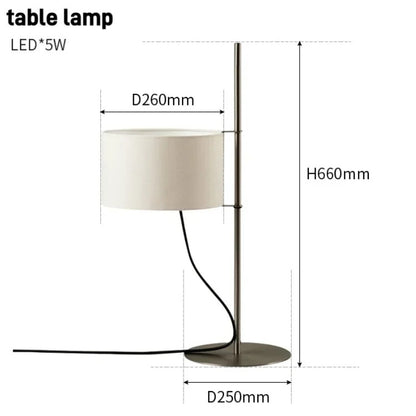 Japanese Fabric Liftable adjustable floor lamp reading floor lamp