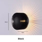Modern small wall lamp Designer aluminium wall light Black Rose Gold bedroom night sconce