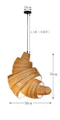 Japanese Staircase Pendant Lamp Creative Personality Art Croissant LED Chandelier