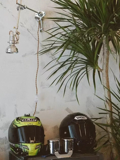 Bauhaus vintage silver wall lamp American Industrial Minimalist Adjustable wall lighting