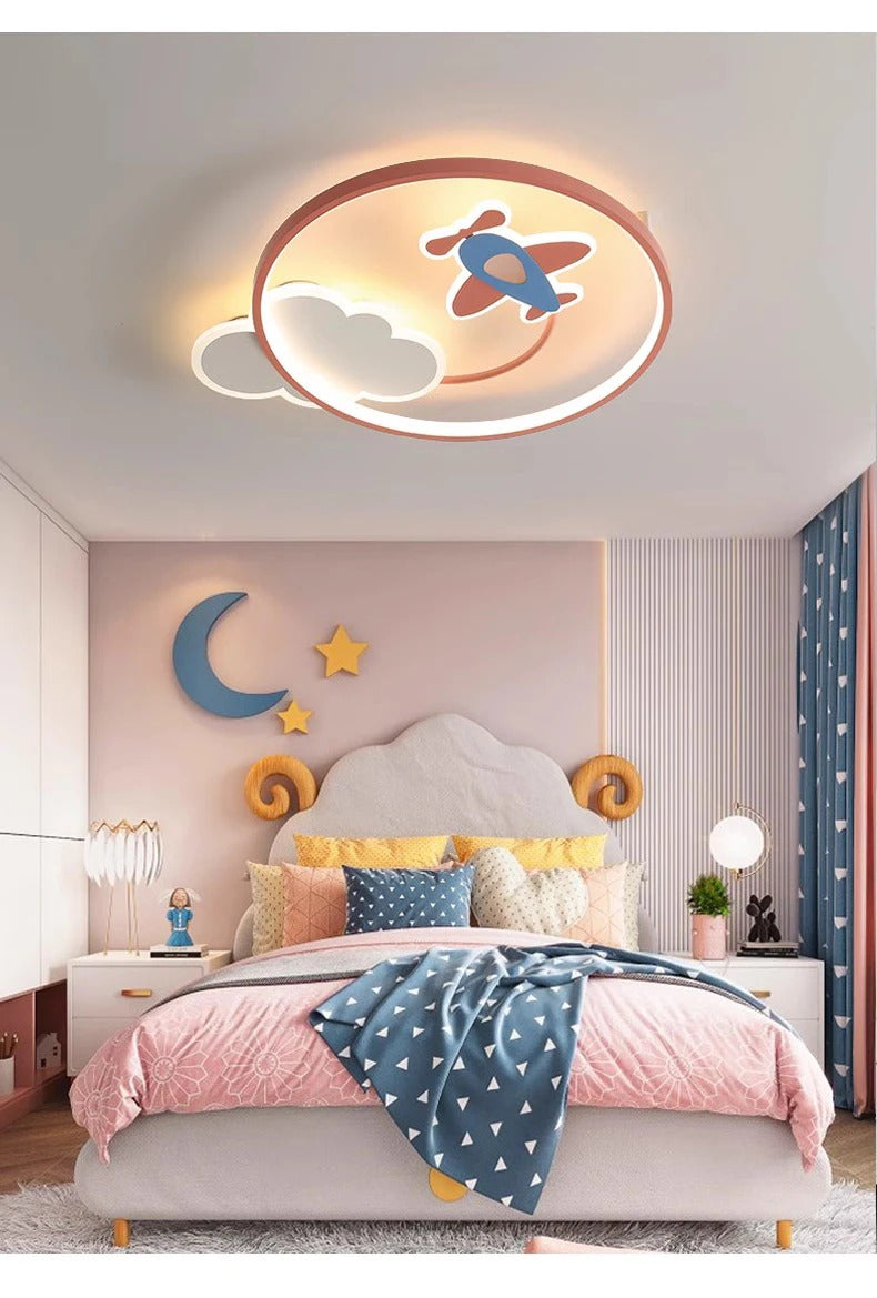 Children's Room Baby Room Ceiling Light LED Warm Boy Girl Bedroom Ceiling Lamps