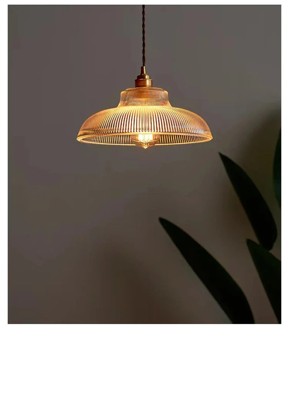 Retro Glass Pendant Light Nordic Home Decoration Lighting