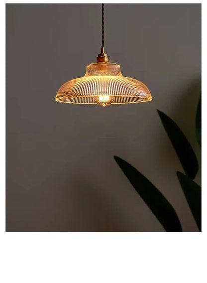 Retro Glass Pendant Light Nordic Home Decoration Lighting