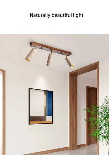 Yellow Travertine ceiling light decoration hallway ceiling light