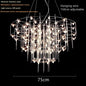 Luxury Stainless Steel Chandelier Modern Chrome LED Firefly Ceiling Chandelier