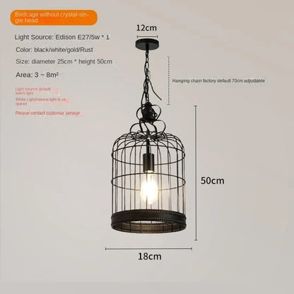 Retro Wrought Iron Chandelier Rustic Orb Chandelier